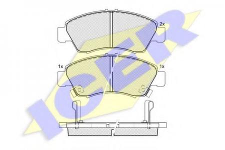 180958 (21697) HONDA CIVIC 92- F 180958