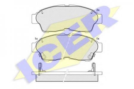 181005 (21601) TOYOTA Carina/Cam 92- F 181005 Icer