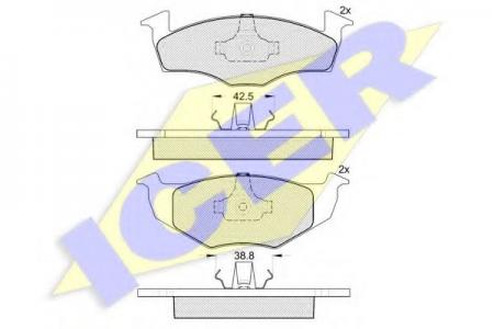  VW GOLF III/VENTO 1.4I-1.6I/1.9D/SDI 95-/SEAT CORDOBA/IBIZA/TOLEDO  181119