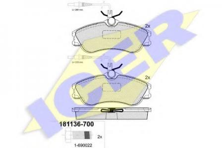 181136-700 (23124/23575) CITROEN XSARA F 181136700