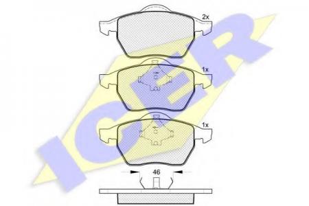 181138 (21624) AUDI A4/VW PASSAT B5 F 181138