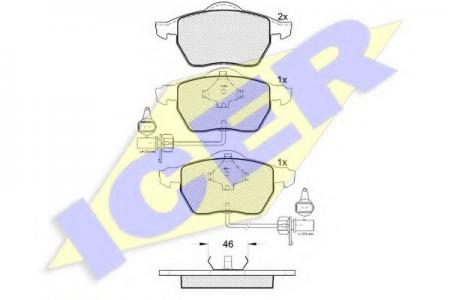 181331 (23007) AUDI A4/VW B5 F 181331