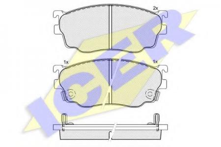 181334 (23778) MAZDA 323/626 98- F 181334