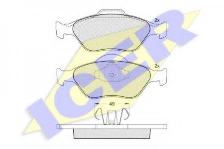 181343 (23202) FORD FIESTA 00- F 181343