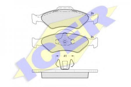 181344 (23200) FORD Fiesta/Fusion F 181344 Icer
