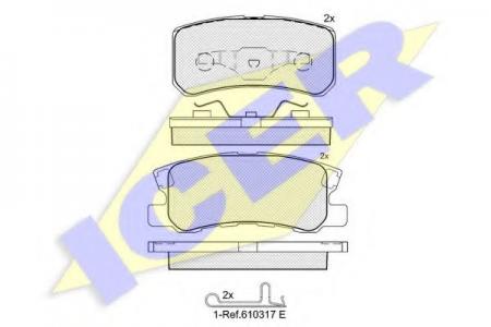 181375 (23582) MITSUBISHI PAJERO 98- R 181375
