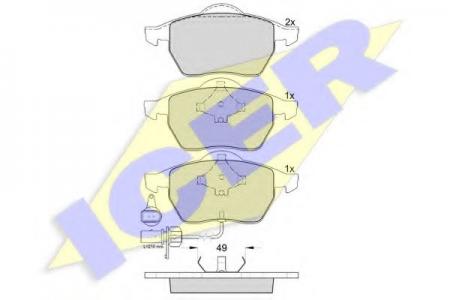 181384 (23324) FORD/VW GALAXY/SHAR 95-F 181384