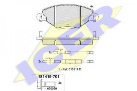 181419-701 (23277) CITROEN C5 2.0/HDI 01- F 181419701