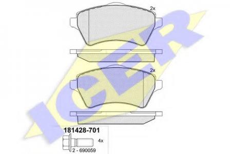 181428-701 (23615) L-ROVER FREELANDER 00- FR 181428701