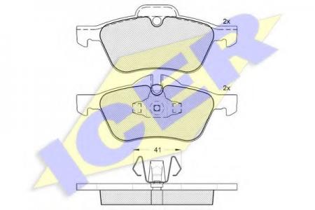 181434 (23281) MINI COOPER 01- 181434
