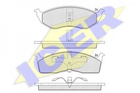 181436 (23043) CHRYSLER VOYAGER 96- F 181436