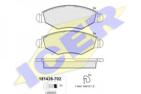 181439-702 (23597) PEUGEOT 206 98- F 181439702