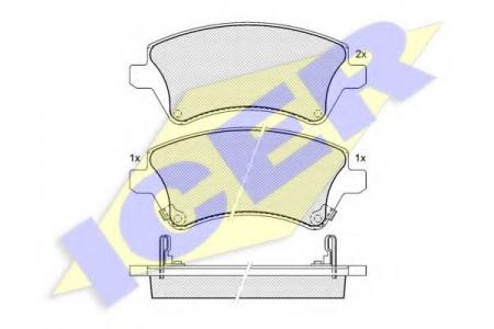 181513 (23766) TOYOTA COROLLA 02- F 181513