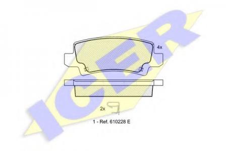 181514 (23816) TOYOTA COROLLA 02- R 181514