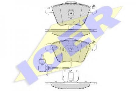 181531 (23762) AUDI A6 97- F 181531