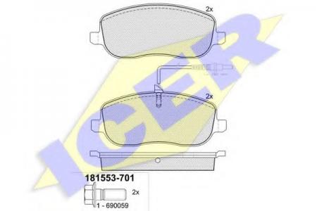 181553-701 (20261) PEUGEOT 807 F 181553701