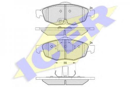 181559 (23951) CHRYSLER Sebring 01- F 181559 Icer