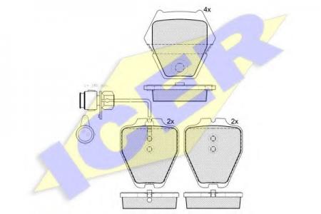 181565 (23762) AUDI A6, VW PHAETON 99- F 181565