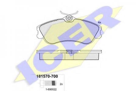 181570-700 (23346) CITROEN XSARA PICASSO 99- F 181570700