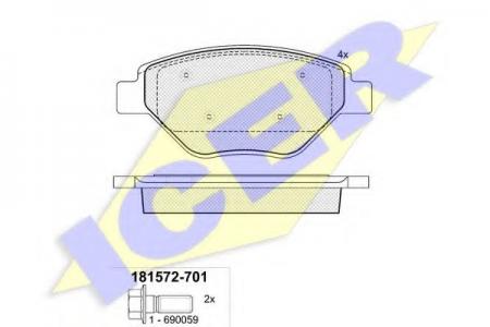 181572-701 (23934) RENAULT MEGANE 1.4 02- F 181572701