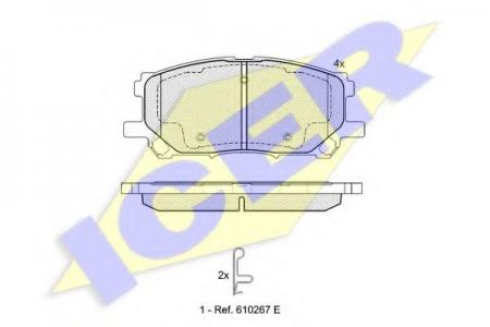 181584 (23989) LEXUS RX300 03- F 181584