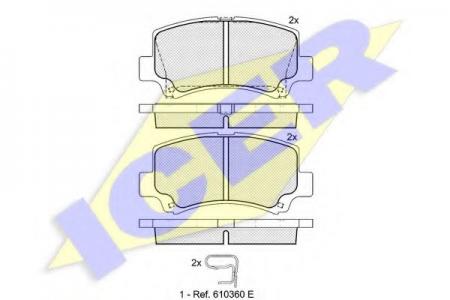 181589 (23662) OPEL AGILA 98-00 F 181589