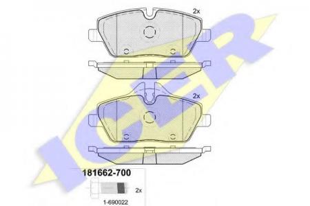 181662-700 (23915) BMW 1(E81) 04- F 181662700