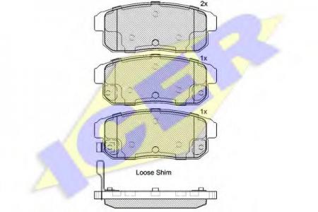 181668 (24039) SUZUKI IGNIS 03- R 181668