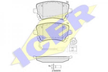 181674-203 (23326) VW T5 03- R 181674203