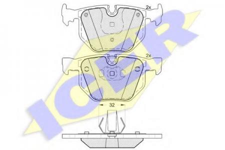 181685 (23447) BMW E70 (X5) 07- R 181685