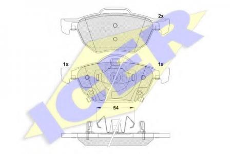 181695 (23719) HONDA ACCORD 03- F 181695