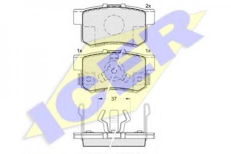 181718 (24231) HONDA ACCORD 03- R 181718