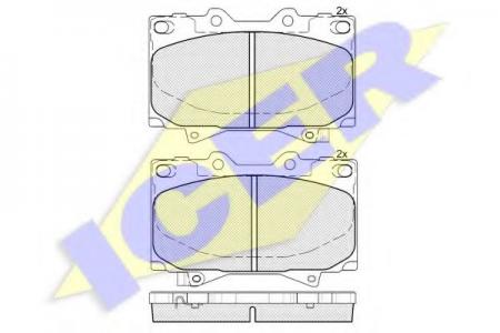 181723 (23524) TOYOTA LAND CRUISER 95- F 181723