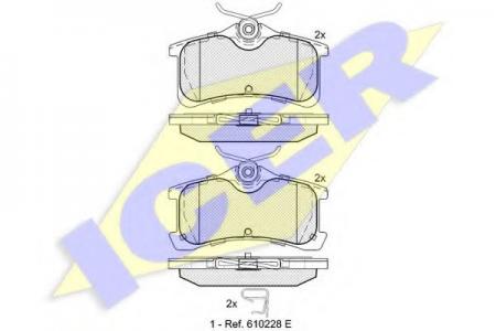 -  TOY AVENSIS/COROLLA 1.4/1.6/2.0D  14 /15  ABS 97-00  181728