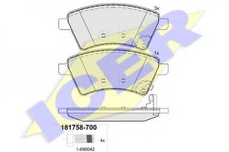 181758-700 (24391) SUZUKI SX4 06- F 181758700