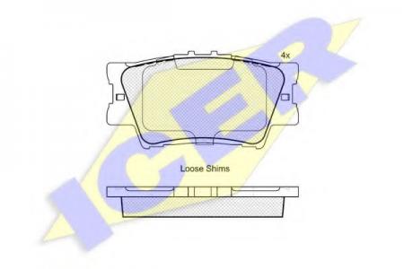 181761 (24338) TOYOTA RAV4/CAMRY 06- R 181761
