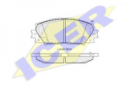 181774 (24347) TOYOTA YARIS 05- F 181774