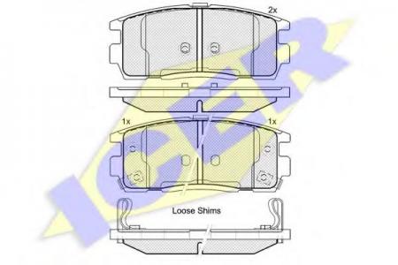 181799 (24498) CHEVR CAPTIVA, OPEL ANTARA 06- R 181799