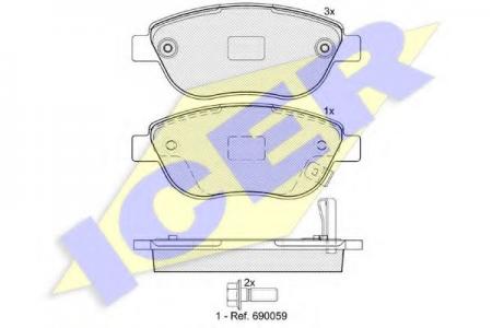 181809 (23981) OPEL CORSA D 1.3 CDTI 06- 181809