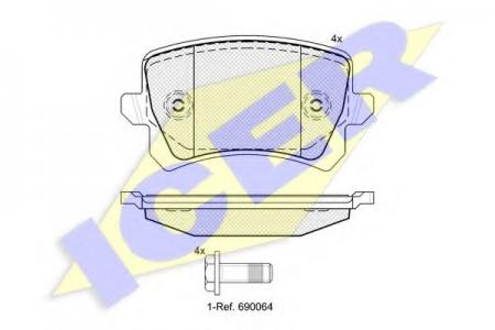 181857 (24483) VW PASSAT B6 08- R 181857