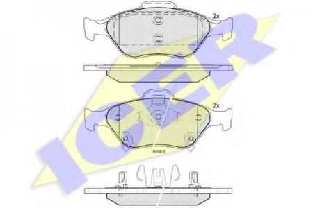 181877 (24022) TOYOTA YARIS 06- F 181877