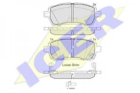 181881 (24283) MAZDA 2 07- F 181881