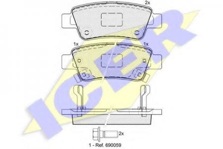 181888 (24635) HONDA CR-V 07- R 181888