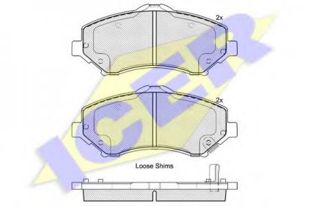 181908 (24604) CHRYSLER Gr Voyager 08- F 181908 Icer