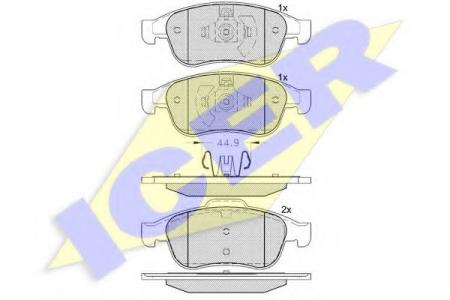 181915 (24914) RENA MEGANE III 09- F 181915