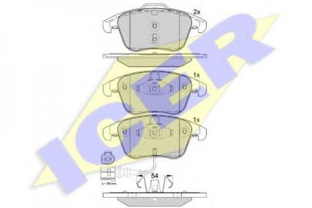 181923 (24332) VW TIGUAN 08- F 181923
