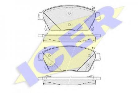 181939-202 (25034) OPEL ASTRA J 09- F 181939202