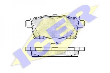 181963 (24545) MAZDA CX-7/9 07- R 181963 Icer