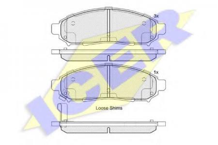 182003 (24227) NISSAN NAVARA 2.5DCI 05- F 182003