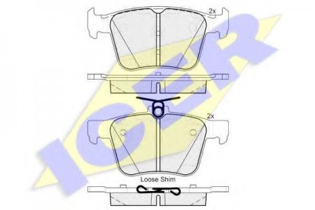 182098 (25011) AUDI A3 11- 17 R 182098
